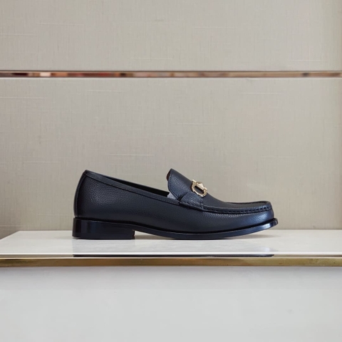 GIÀY SALVATORE FERRAGAMO LOAFER BLACK TOP QUALITY SHOES AAA