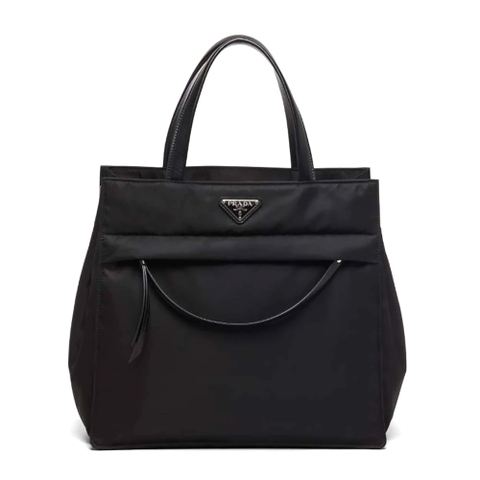 TÚI Prada Quilted Nylon Tote Bag-Black