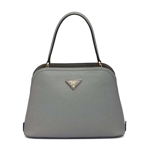 TÚI Prada Saffiano Leather Prada Matinee Bag-Grey