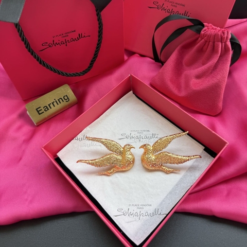 HOA TAI SCHIAPARELLI PARIS HÌNH CHIM BỒ CÂU