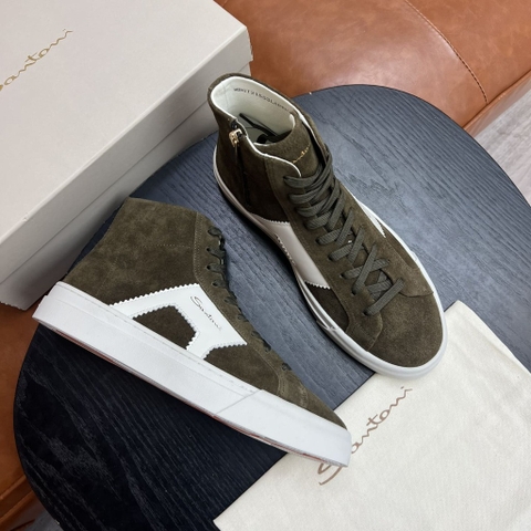 GIÀY SANTONI HIGH TOP SNEAKERS TOP QUALITY SHOES AAA DA LỘN