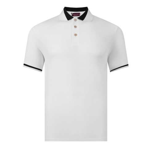 ÁO GUCCI POLO SHIRT WHITE MÀU TRẮNG