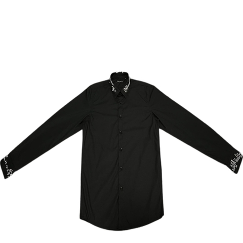 ÁO DOLCE & GABBABA SHIRT POPLIN BLACK