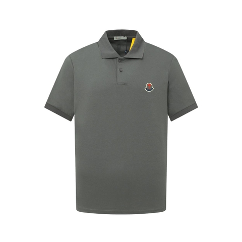ÁO MONCLER X PALM ANGELS POLO SHIRT GRAY MÀU XÁM