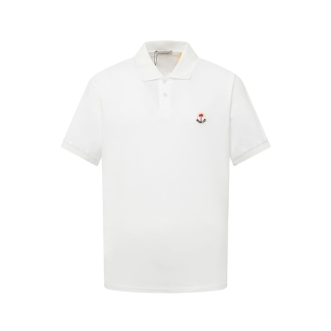 ÁO MONCLER X PALM ANGELS POLO SHIRT WHITE MÀU TRẮNG