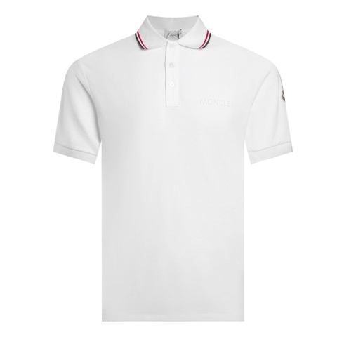 ÁO MONCLER POLO SHIRT WHITE MÀU TRẮNG