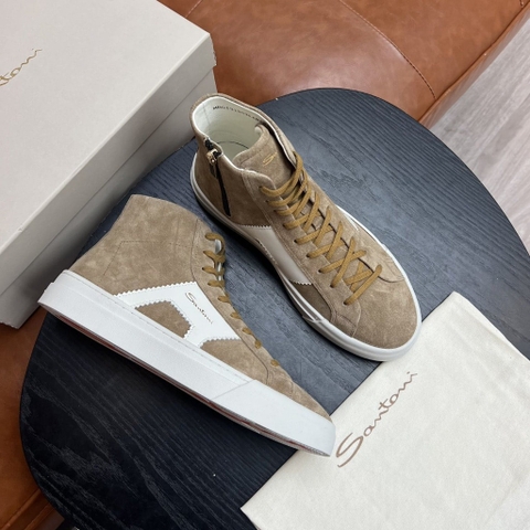 GIÀY SANTONI HIGH TOP SNEAKERS TOP QUALITY SHOES AAA DA LỘN