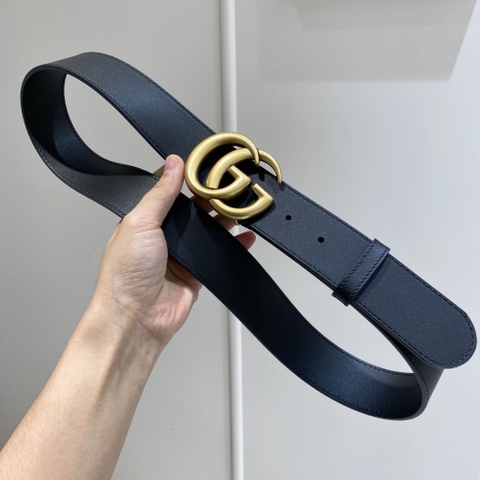 DÂY LƯNG GUCCI Calfskin and Gold Buckle
