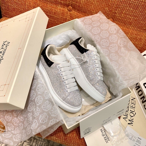 GIÀY ALEXANDER MCQUEEN SNEAKERS SHOES AAA UNISEX NAM VÀ NỮ KIM CƯƠNG DA BÊ HẢO HẠNG