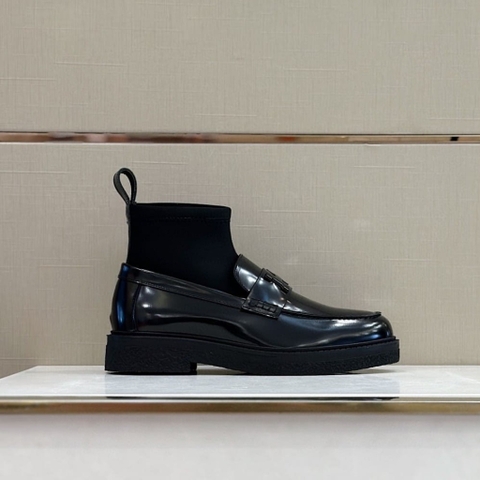 GIÀY HERMES SNEAKER HIGH SPORTS CALFSKIN BLACK