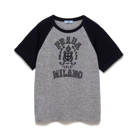 ÁO PRADA MILANO T - SHIRT WOOL DỆT KIM