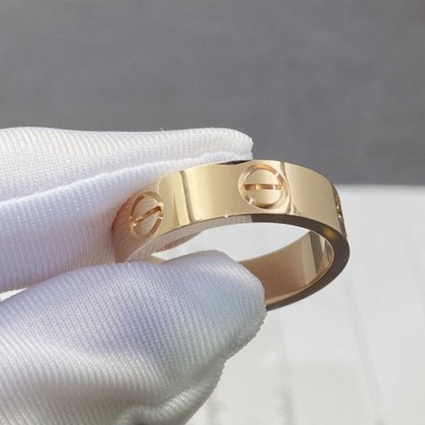 NHẪN CARTIER LOVE RING ROSE GOLD 18K ROSE GOLD