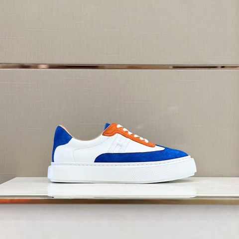 GIÀY HERMES SNEAKER LOW SPORTS SUEDE BLUE