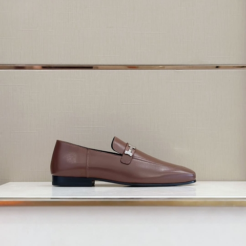 GIÀY HERMES GIOVANNI LOAFER BROWN AAA