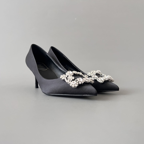GIÀY ROGER VIVIER BLACK GLITTER