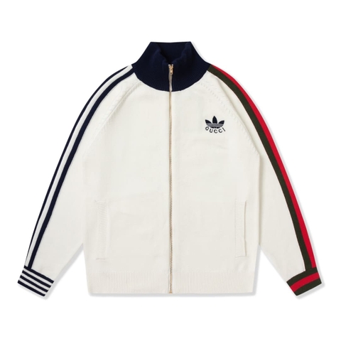 ÁO GUCCI Zip White Cashmere Sweater
