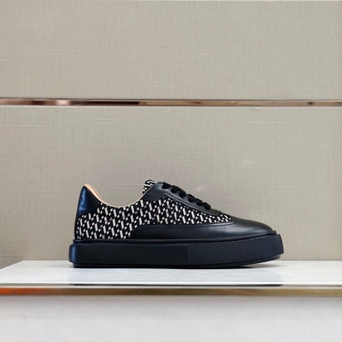 GIÀY HERMES SNEAKER LOW SPORTS CALFSKIN BLACK