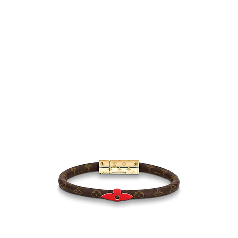 VÒNG TAY LOUIS VUITTON LV DAILY CONFIDENTIAL BRACELET - RED