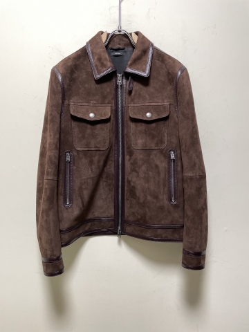 ÁO TOM FORD SUEDE LEATHER JACKET