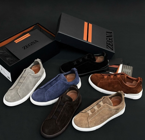 GIÀY ERMENEGILDO ZEGNA TRIPLE STITCH TOP QUALITY SHOES AAA