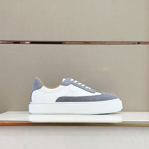 GIÀY HERMES SNEAKER LOW SPORTS SUEDE GREY