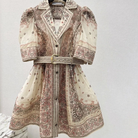 VÁY ZIMMERMANN Flower Vintage Dress High Classy