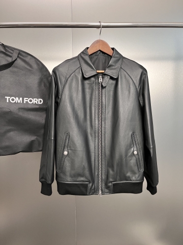 ÁO TOM FORD LEATHER JACKET