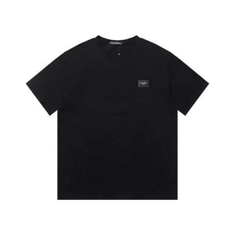 ÁO DOLCE & GABBANA LEATHER PLATE T SHIRT