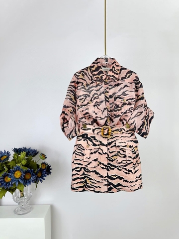BỘ ZIMMERMANN Tiger Print Vintage Dress