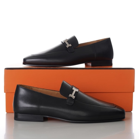GIÀY HERMES GIOVANNI LOAFER BLACK AAA