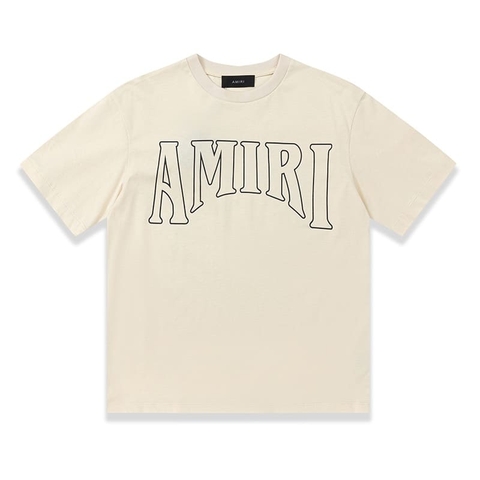 ÁO AMIRI T SHIRT MÀU KEM UNISEX