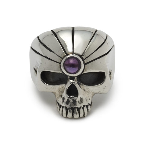 THE Stone Evil Skull Ring silver sterling 925 Italia