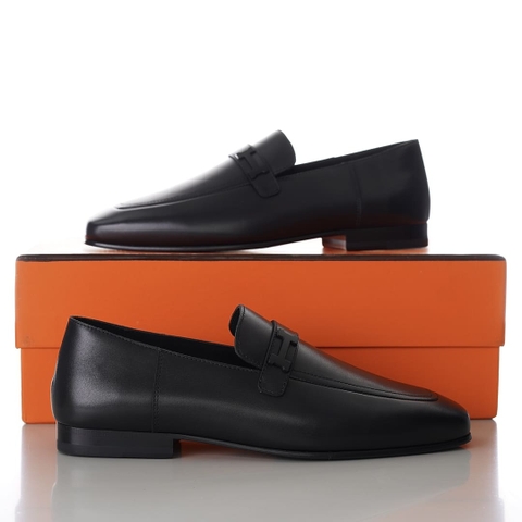 GIÀY HERMES GIOVANNI LOAFER BLACK AAA