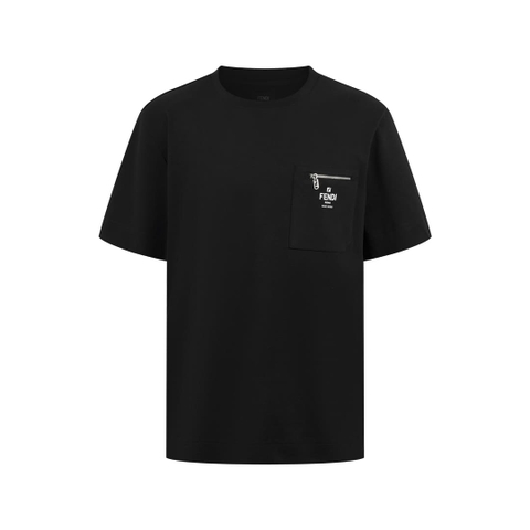 ÁO FENDI T SHIRT MÀU ĐEN UNISEX