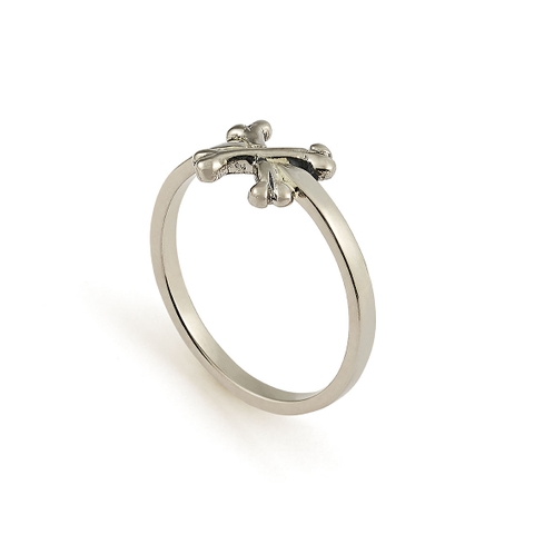 THE Crossbones sterling silver rings 925 Italia