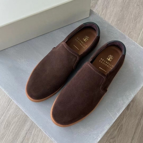 GIÀY BRUNELLO CUCINELLI SLIP ON SHOES AAA DA LỘN