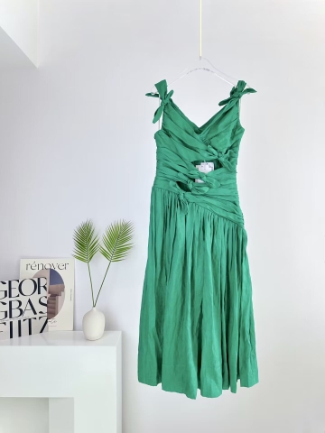 VÁY ZIMMERMANN All Green Party Long Dress High Classy