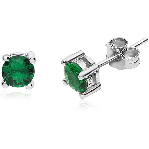 Khuyên tai bạc 925 đá zirconia HENDERSON woman jewellery