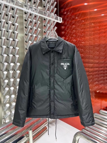 ÁO PRADA Triangle Down Jacket Coat