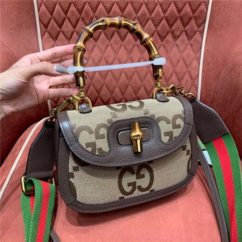 TÚI Gucci bamboo 1947 jumbo gg small top handle bag Top Quality