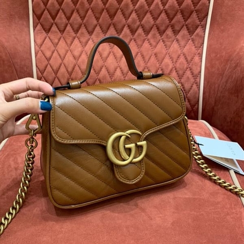 TÚI Gucci GG marmont mini top handle bag Top Quality