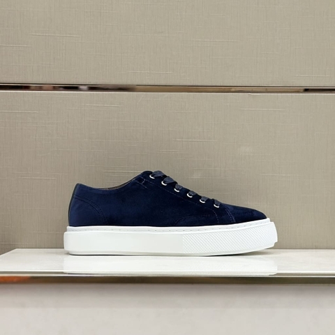 GIÀY HERMES SNEAKER LOW SPORTS SUEDE BLUE