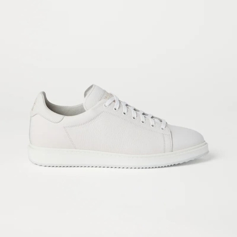 GIÀY BRUNELLO CUCINELLI SNEAKERS GRAIN CALFSKIN SHOES AAA DA BÊ HẠT