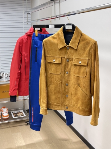 ÁO TOM FORD SUEDE LEATHER JACKET