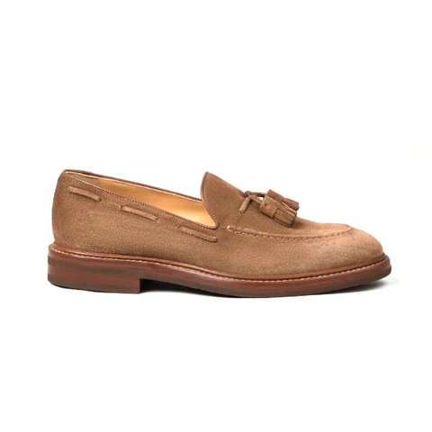 GIÀY BRUNELLO CUCINELLI LOAFERS SUEDE SHOES AAA DA LỘN NƠ QUẢ CHUÔNG