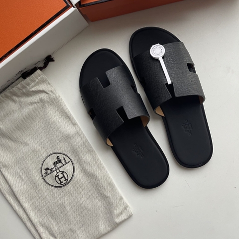 DÉP HERMES IZMIR BLACK H SANDAL AAA