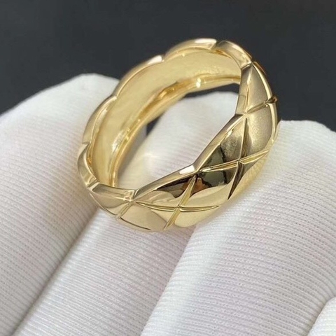 NHẪN COCO CHANEL CRUSH RING YELLOW GOLD 18K