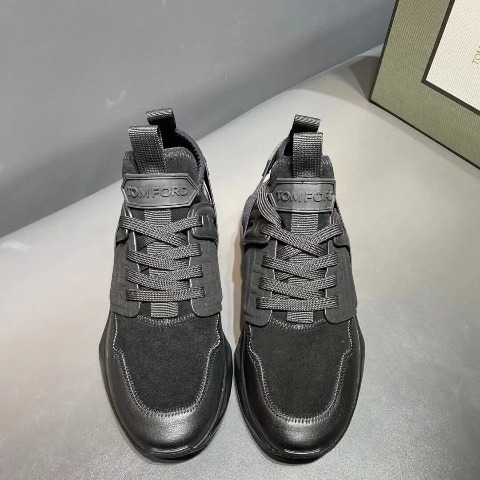 GIÀY TOM FORD TF BLACK SUEDE SNEAKER SHOES AAA