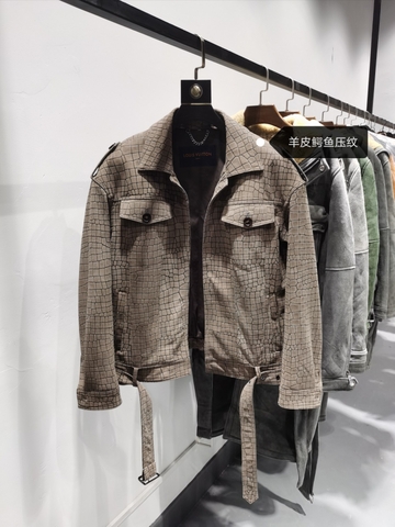ÁO LOUIS VUITTON LEATHER JACKET