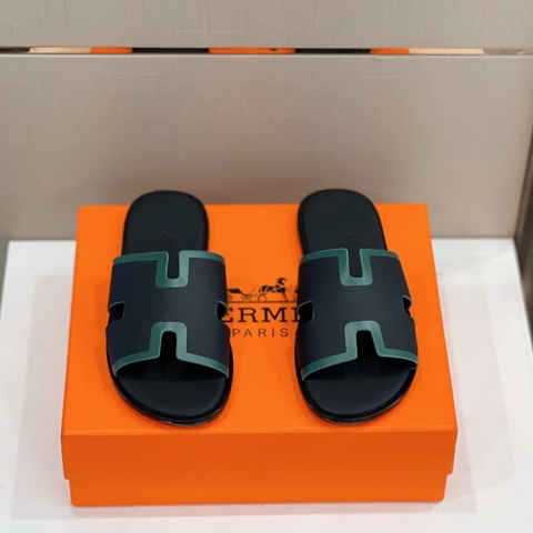 DÉP HERMES IZMIR BLACK H SANDAL AAA